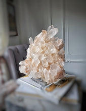 Load image into Gallery viewer, Large Peach Himalayan Quartz Cluster - 6.3kg #44
