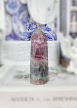 將圖片載入圖庫檢視器 Rainbow Fluorite Tower - small 203g #3
