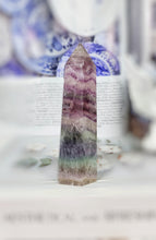 Load image into Gallery viewer, Rainbow Fluorite Tower - small 203g #3
