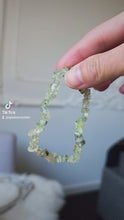 Load and play video in Gallery viewer, Prehnite Chips Bracelet
