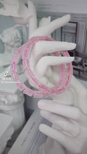 Load and play video in Gallery viewer, Icy Rose Quartz Bracelet
