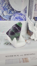 Load and play video in Gallery viewer, Rainbow Fluorite Freeform - 237g #H1
