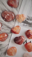 Load and play video in Gallery viewer, Red Hematoid / Fire Quartz Heart

