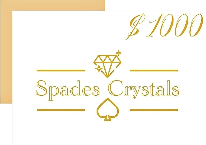 $1000 Spades Crystals VIP Gift Card