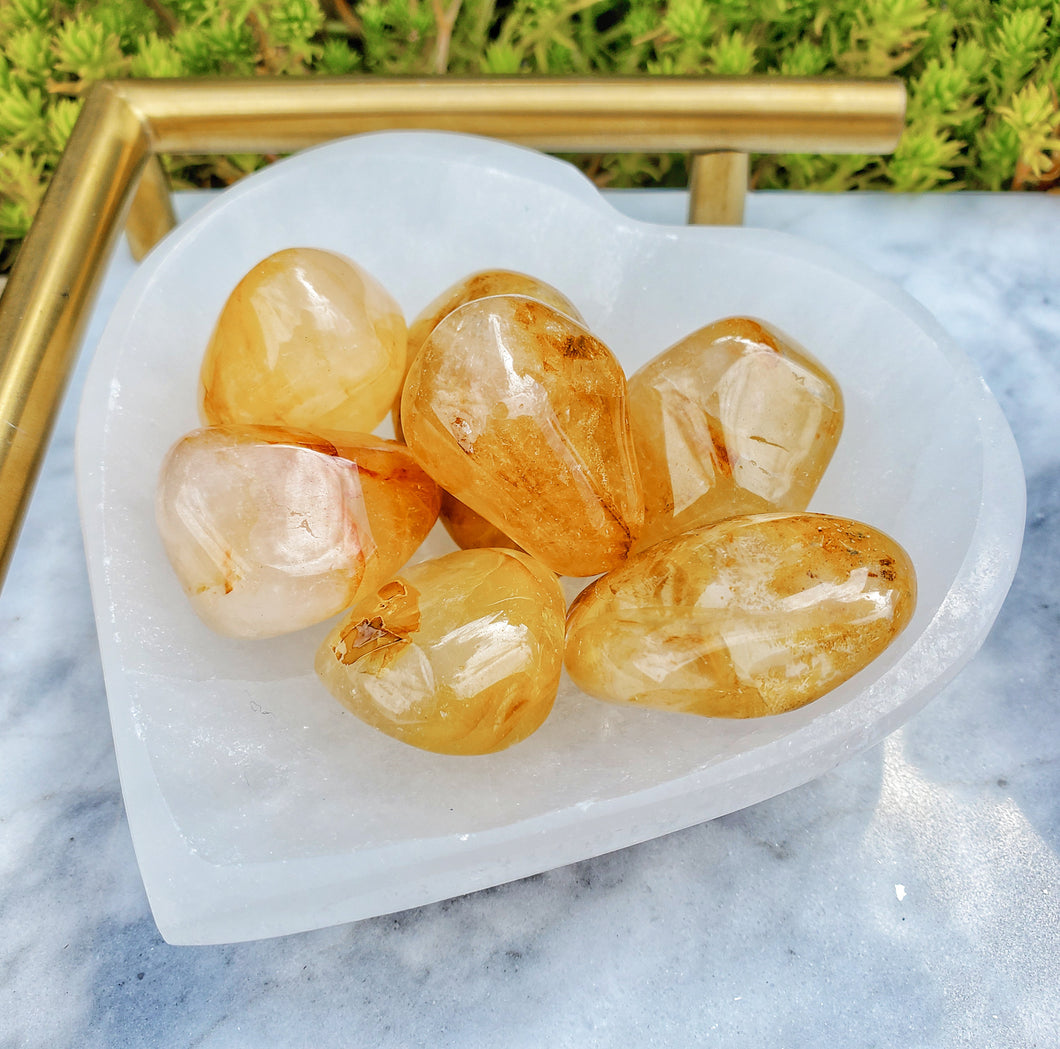 Golden Healer Tumbled Stones