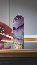 Load and play video in Gallery viewer, Rainbow Fluorite Round Tower / Pillar - 256g #30
